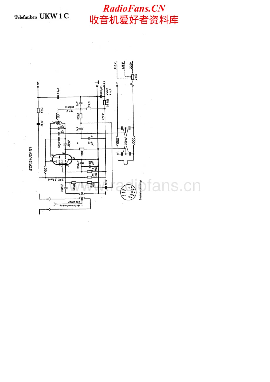 Telefunken-UKW1C-Schematic电路原理图.pdf_第1页