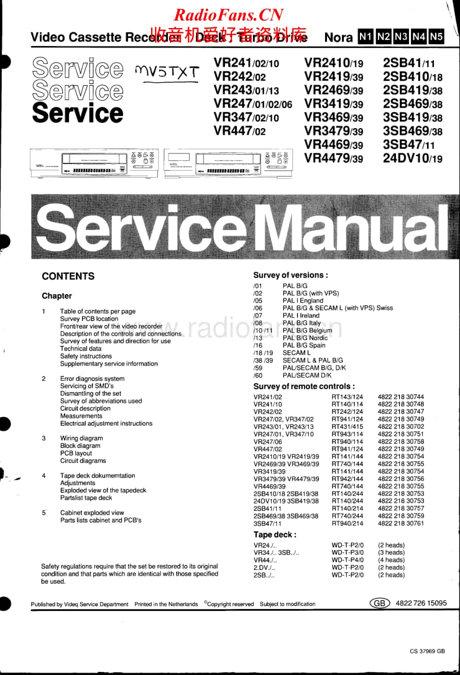 Teac-VR-247-Service-Manual电路原理图.pdf_第1页