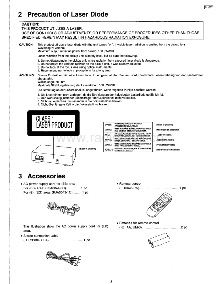 Technics-SLPS-7-Service-Manual电路原理图.pdf_第3页