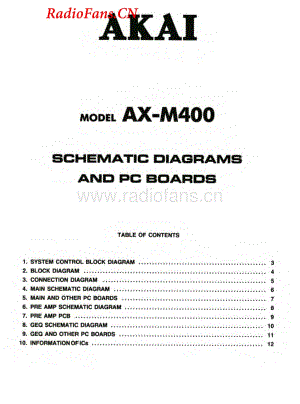 Akai-AXM400-int-sch维修电路图 手册.pdf