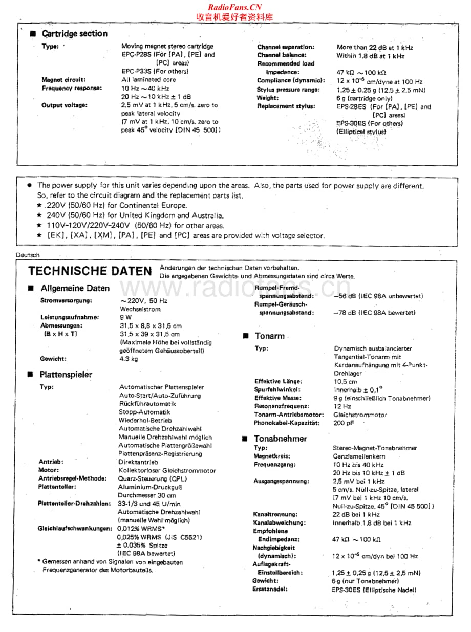 Technics-SLQ-5-Service-Manual电路原理图.pdf_第2页