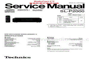 Technics-SLP-2000-Service-Manual电路原理图.pdf