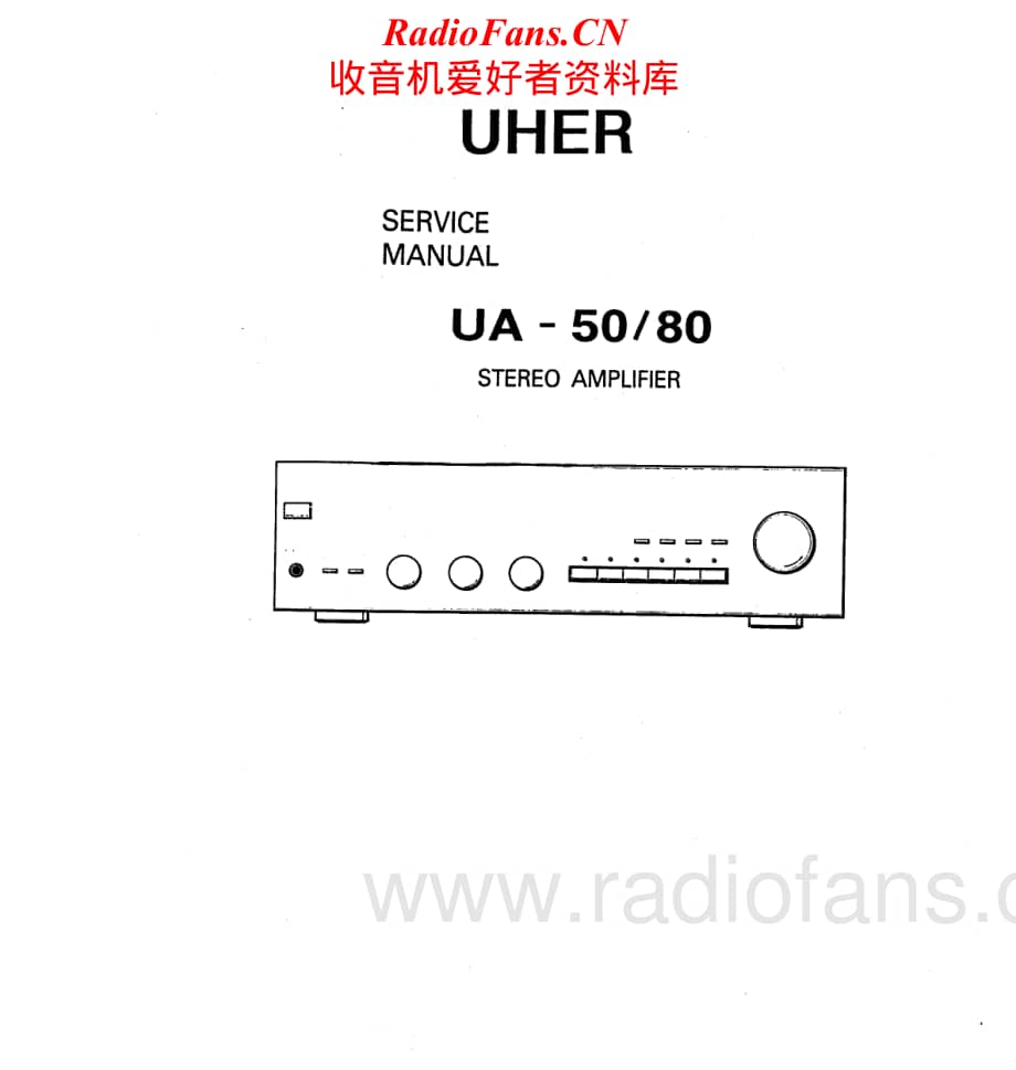 Uher-UA-50-Service-Manual电路原理图.pdf_第1页