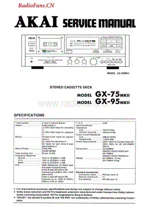 Akai-GX775MKII-tape-sm维修电路图 手册.pdf