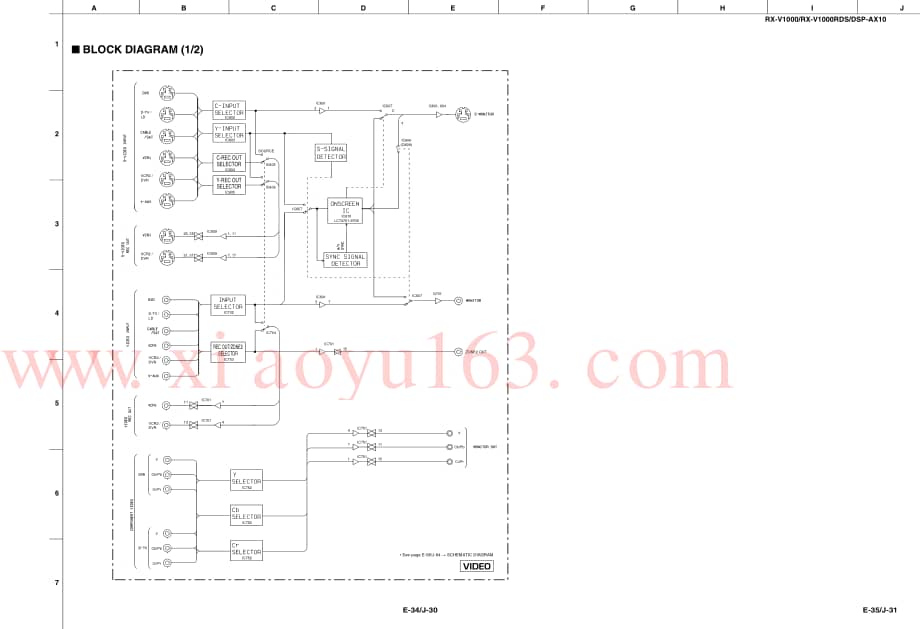 Yamaha-DSPAX-10-Schematic电路原理图.pdf_第1页