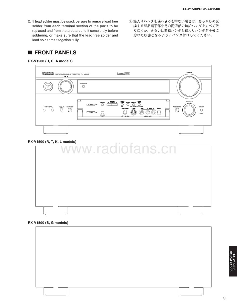 Yamaha-RXV-1500-Service-Manual电路原理图.pdf_第3页