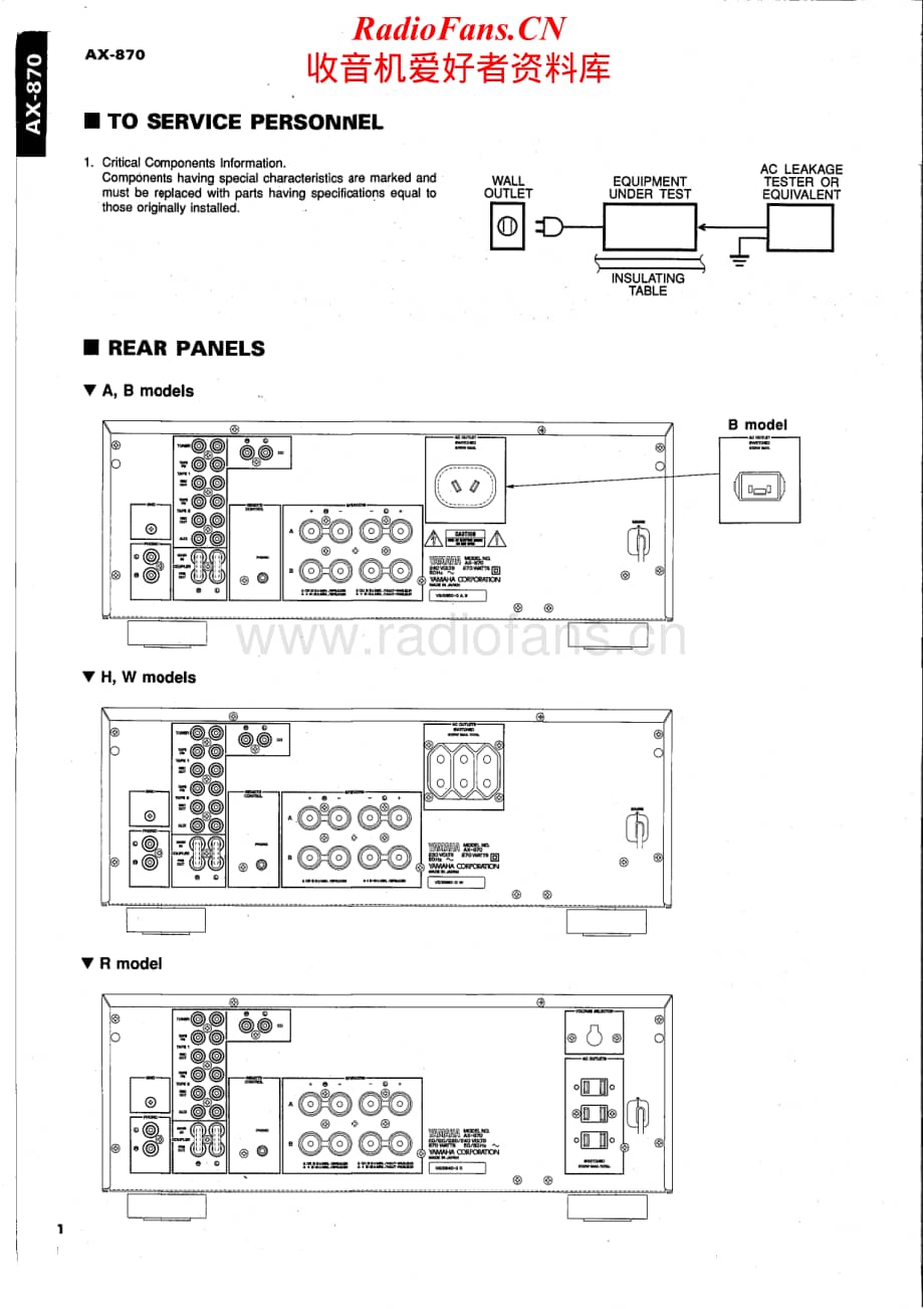 Yamaha-AX-870-Service-Manual电路原理图.pdf_第2页