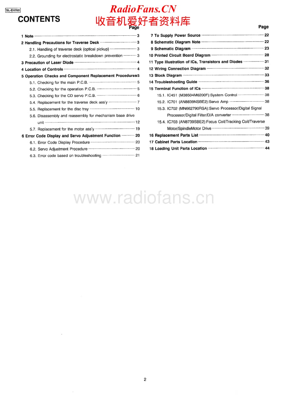 Technics-SLEH-760-Service-Manual电路原理图.pdf_第2页