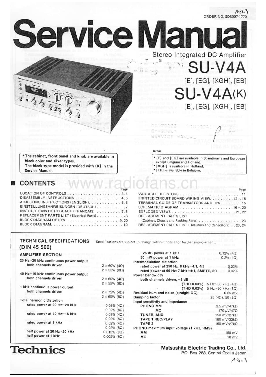 Technics-SUV-4-A-Schematics电路原理图.pdf_第1页