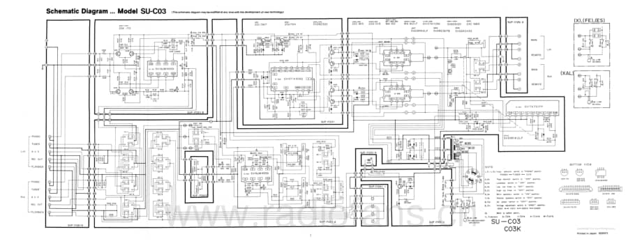 Technics-SUC-03-Schematics电路原理图.pdf_第1页