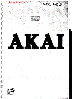 Akai-GXC40D-tape-sm维修电路图 手册.pdf