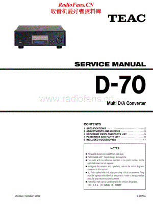 Teac-D-70-Service-Manual电路原理图.pdf