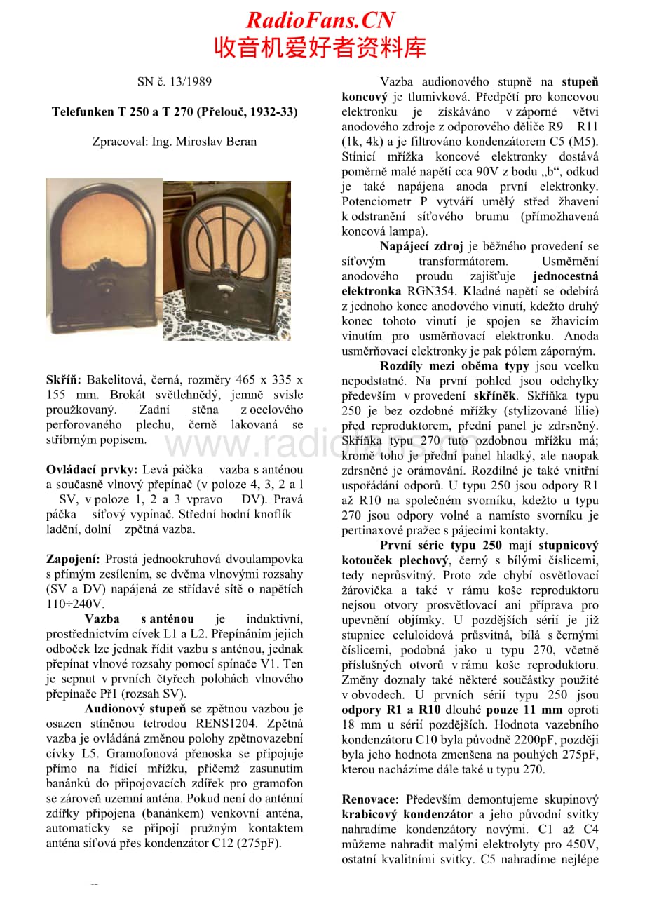 Telefunken-T250-Service-Manual电路原理图.pdf_第1页