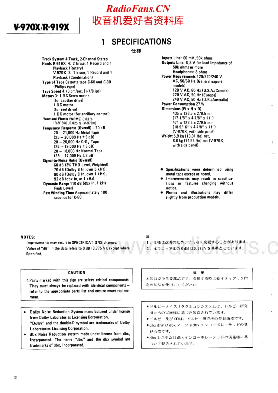 Teac-V-970X-Service-Manual电路原理图.pdf_第2页