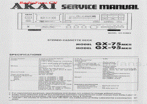 Akai-GX75MKII-tape-sm维修电路图 手册.pdf