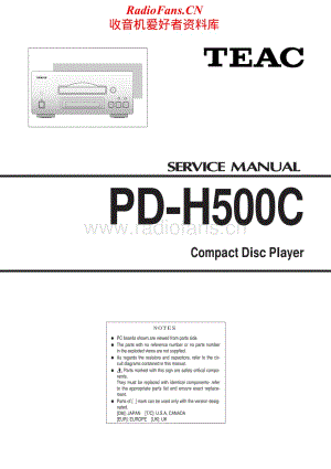 Teac-PD-H500C-Service-Manual电路原理图.pdf