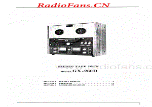 Akai-GX260D-tape-sm维修电路图 手册.pdf
