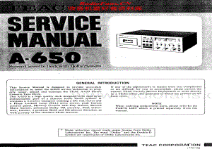 Teac-A-650-Service-Manual电路原理图.pdf