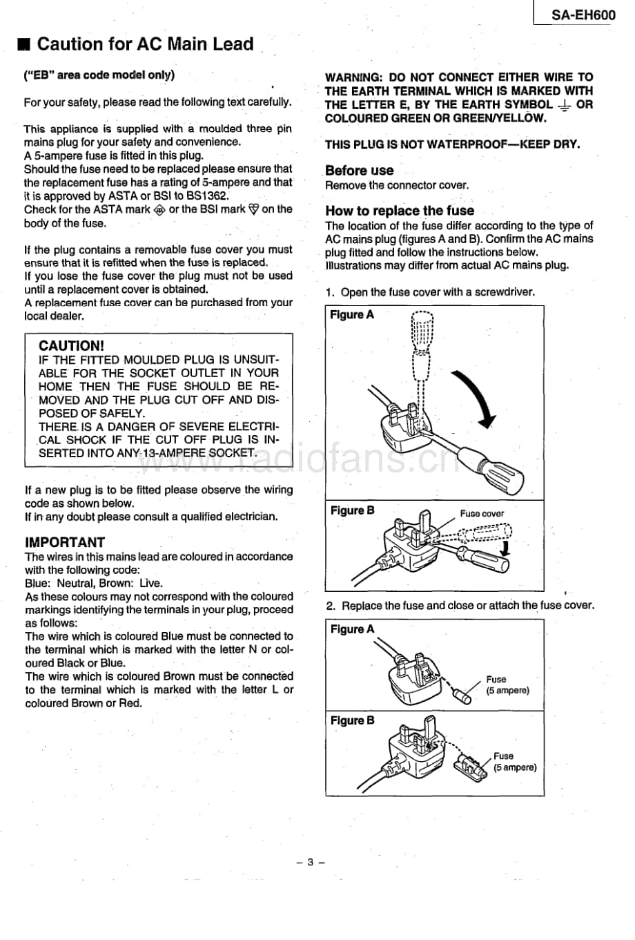 Technics-SAEH-600-Service-Manual电路原理图.pdf_第3页