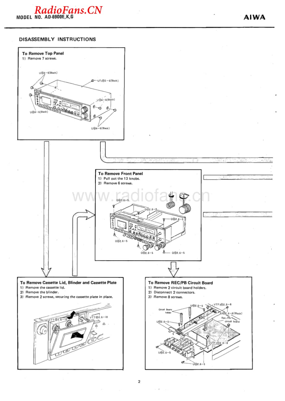 Aiwa-AD6900K-tape-sm维修电路图 手册.pdf_第2页