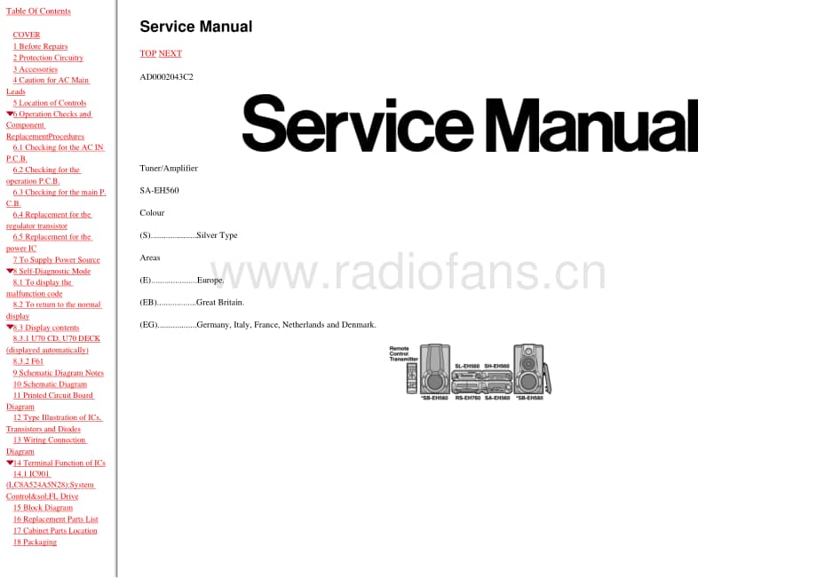 Technics-SAEH-560-Service-Manual电路原理图.pdf_第1页