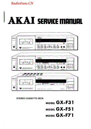 Akai-GXF51-tape-sm1维修电路图 手册.pdf