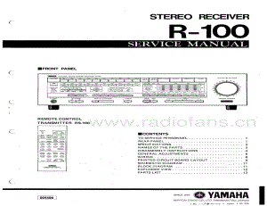 Yamaha-R-100-Service-Manual电路原理图.pdf