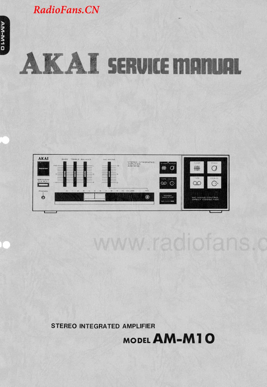 Akai-AMM10-int-sm维修电路图 手册.pdf_第1页