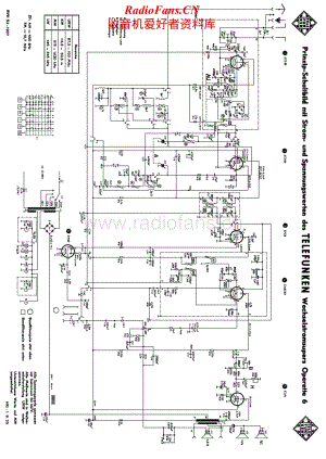 Telefunken-Operette-6-Schematic电路原理图.pdf