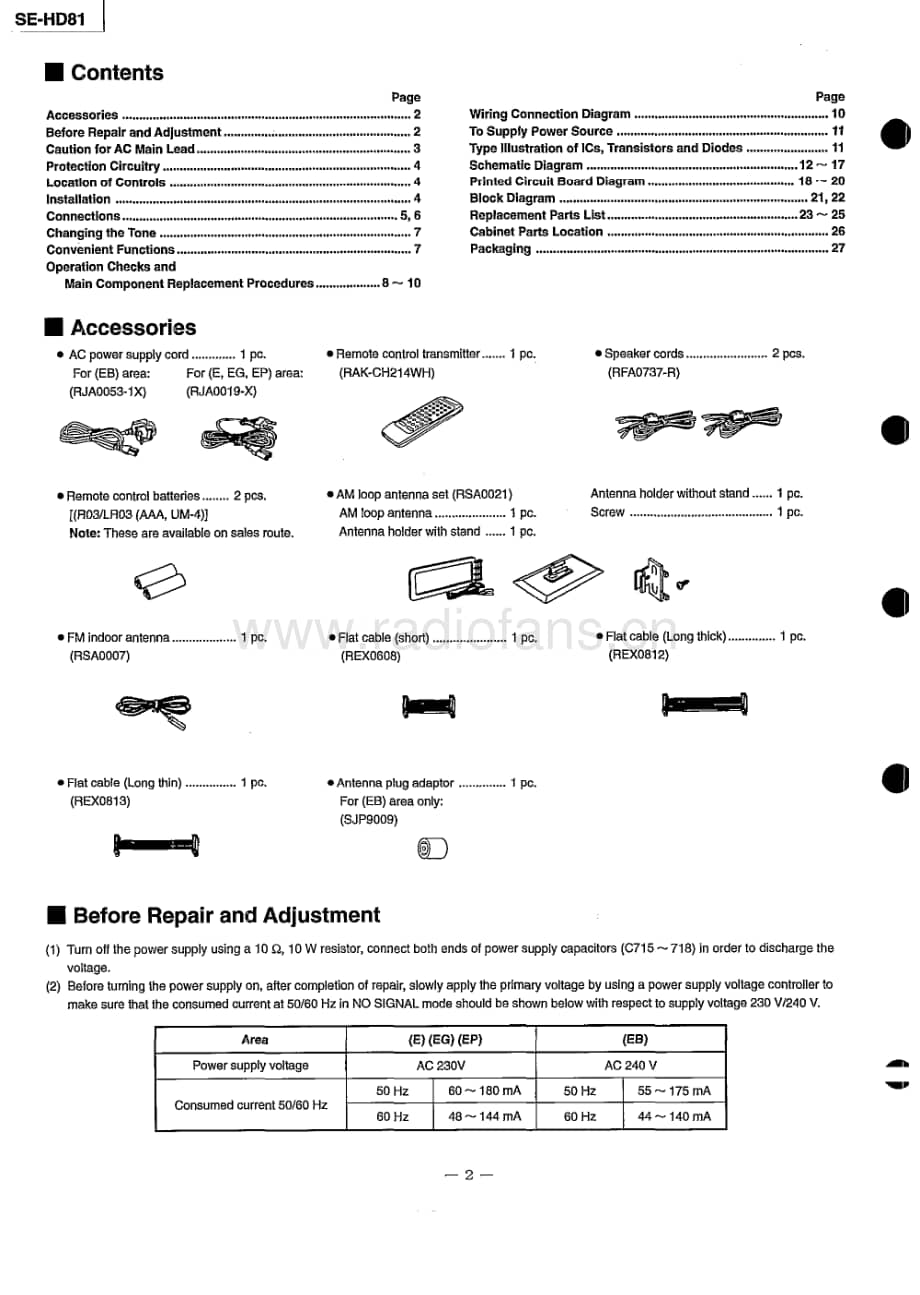 Technics-SEHD-81-Service-Manual电路原理图.pdf_第2页