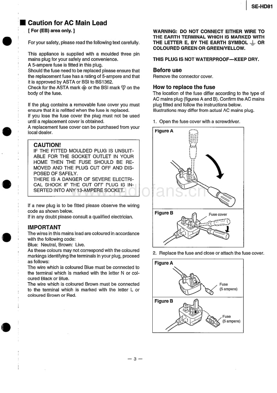 Technics-SEHD-81-Service-Manual电路原理图.pdf_第3页