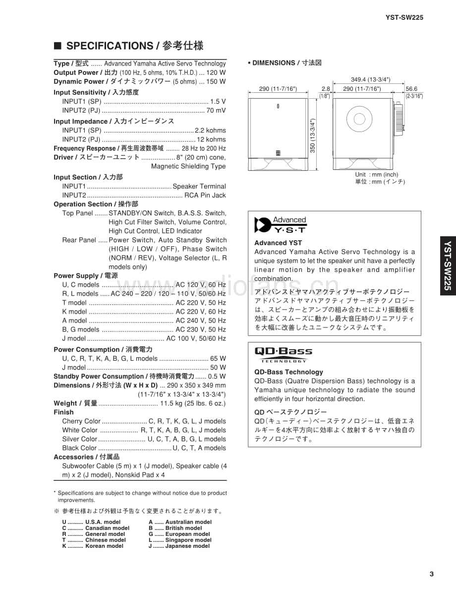 Yamaha-YSTSW-225-Service-Manual电路原理图.pdf_第3页