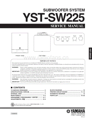 Yamaha-YSTSW-225-Service-Manual电路原理图.pdf