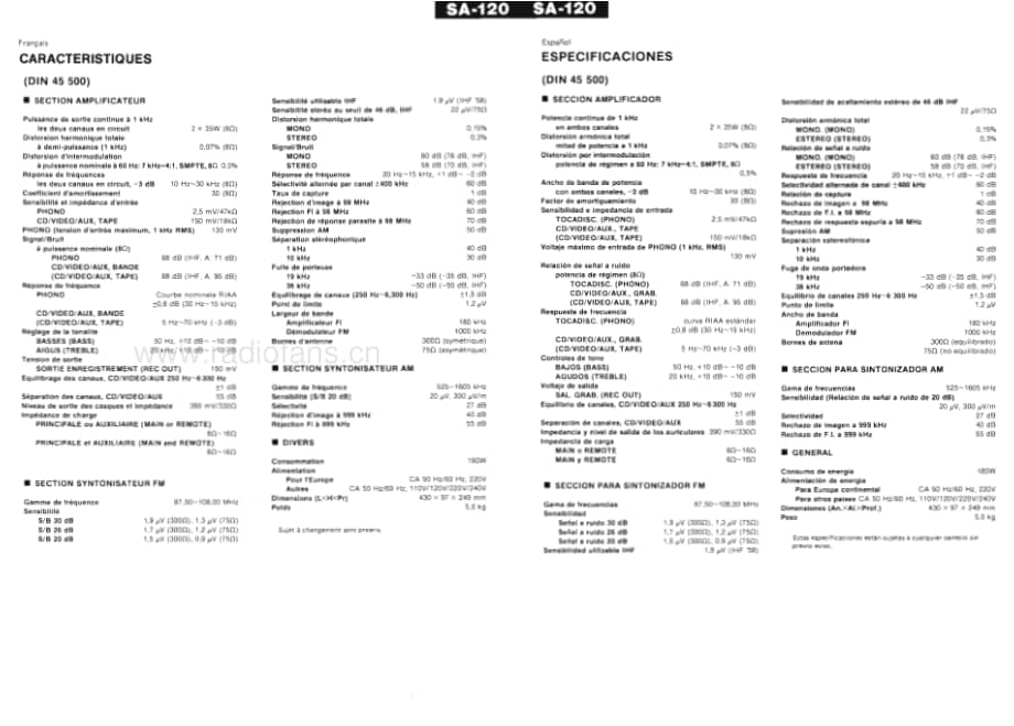 Technics-SA-120-Service-Manual电路原理图.pdf_第3页