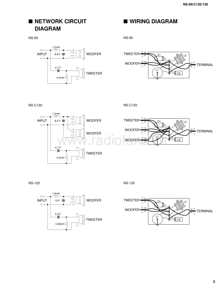 Yamaha-NSC-120-Service-Manual电路原理图.pdf_第3页