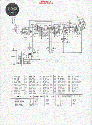 Telefunken-543-WL-Schematic电路原理图.pdf