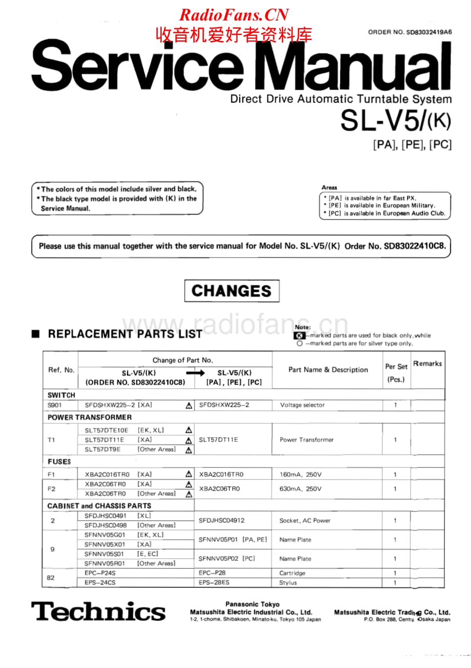 Technics-SLV-5-K-Service-Manual电路原理图.pdf_第1页