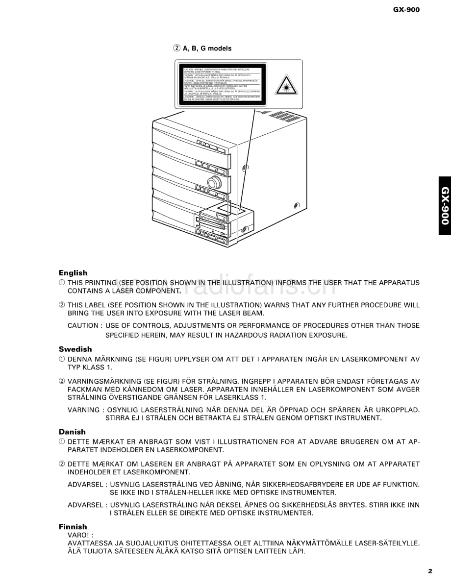 Yamaha-GX-900-Service-Manual电路原理图.pdf_第3页