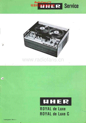 Uher-10000-Royal-de-Luxe-Service-Manual电路原理图.pdf