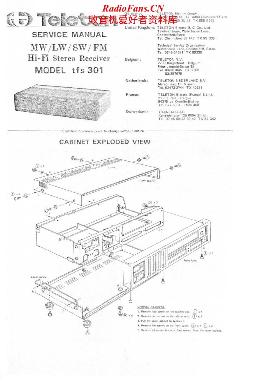 Teleton-TFS-301-Service-Manual.pdf_第2页