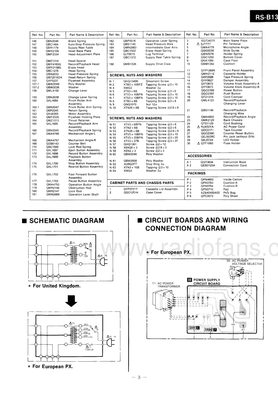 Technics-RSB-13-Service-Manual电路原理图.pdf_第3页