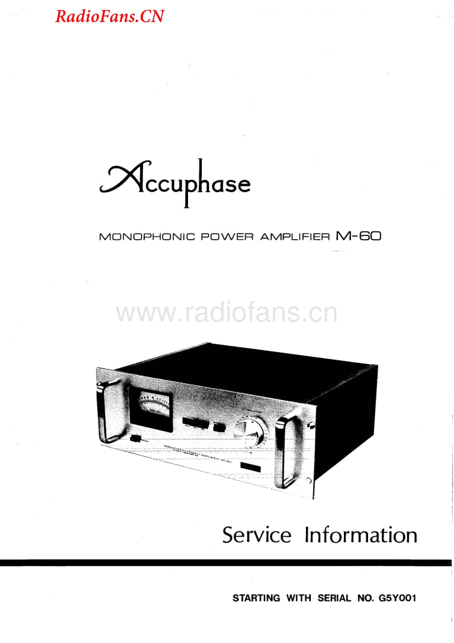 Accuphase-M60-pwr-sm维修电路图 手册.pdf_第1页