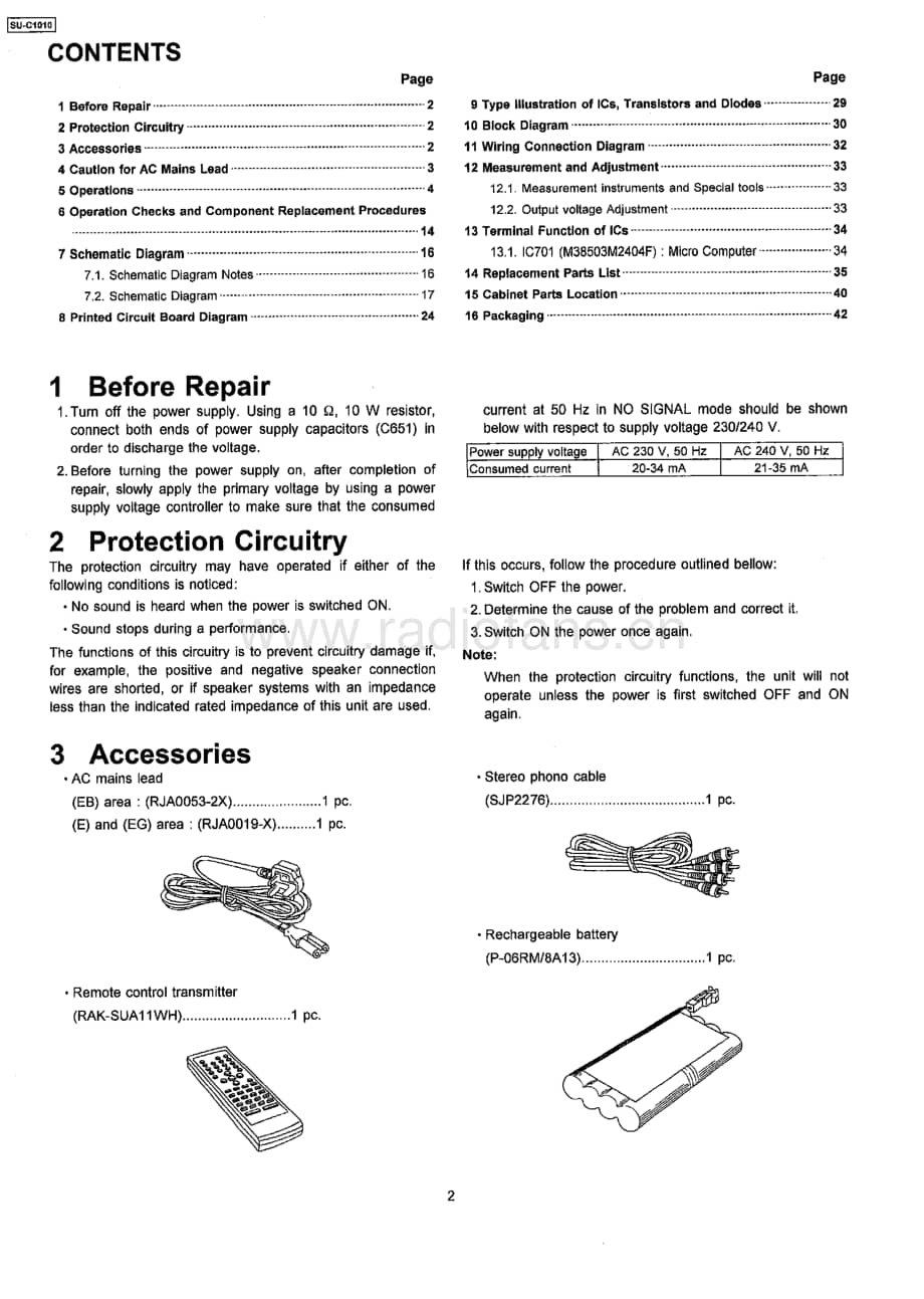 Technics-SUC-1010-Service-Manual电路原理图.pdf_第2页