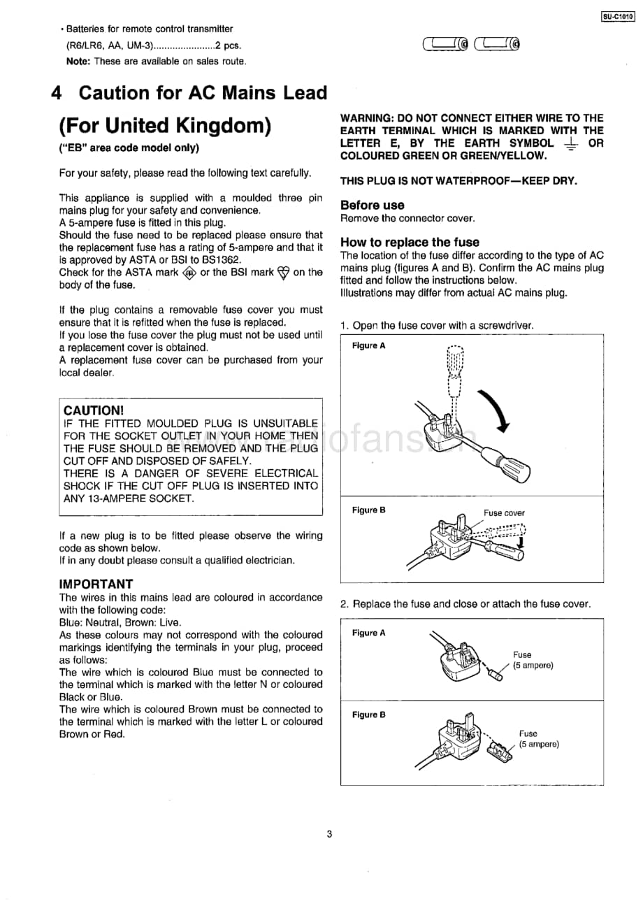 Technics-SUC-1010-Service-Manual电路原理图.pdf_第3页