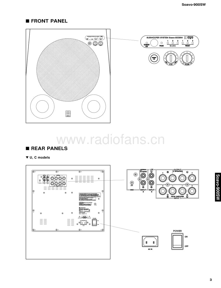 Yamaha-Soavo-900-SW-Service-Manual电路原理图.pdf_第3页