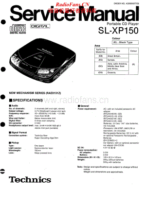 Technics-SLXP-150-Service-Manual电路原理图.pdf
