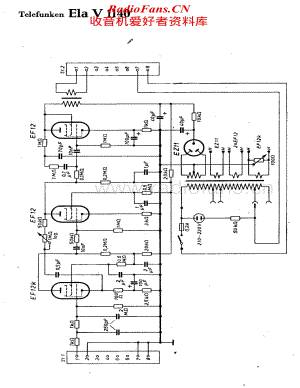 Telefunken-Ela-V1140-Schematic电路原理图.pdf