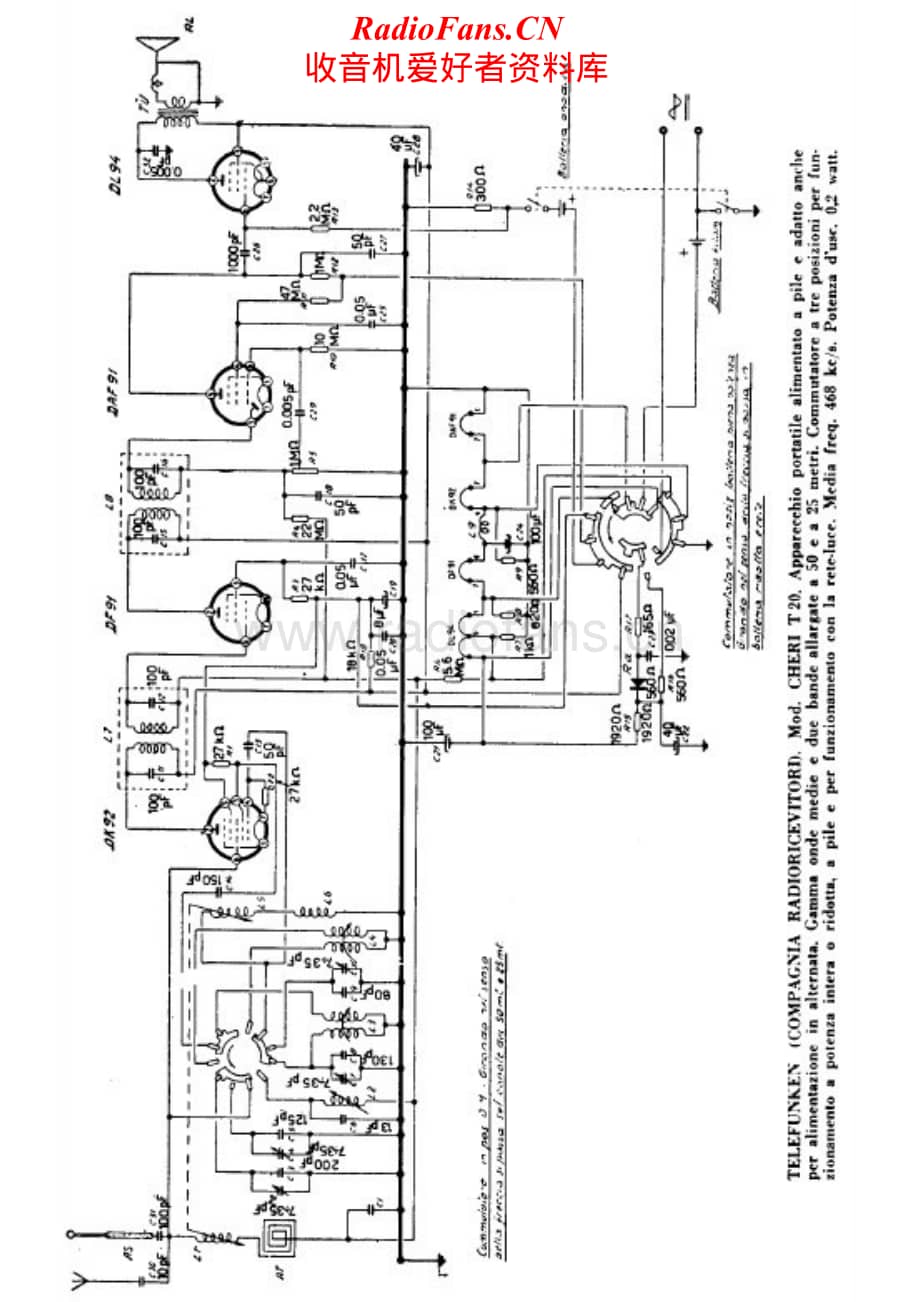 Telefunken-T1-M-Schematic电路原理图.pdf_第1页