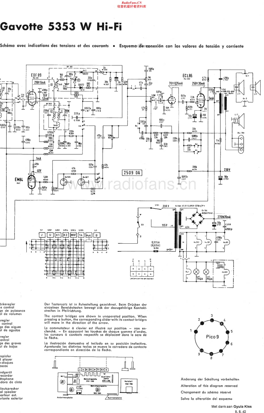 Telefunken-Gavotte-5353-Schematic电路原理图.pdf_第2页