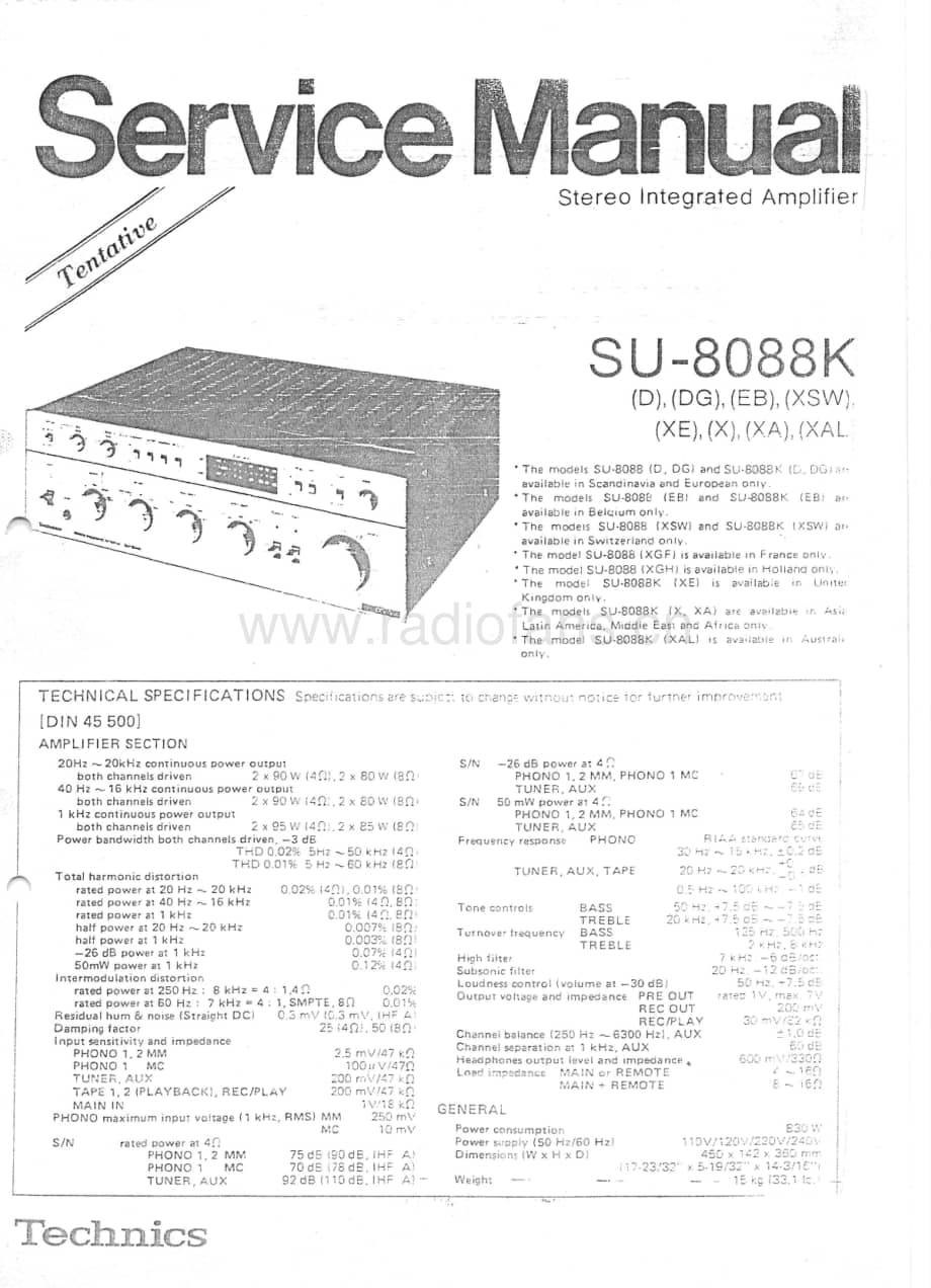 Technics-SU-8088-Service-Manual电路原理图.pdf_第1页